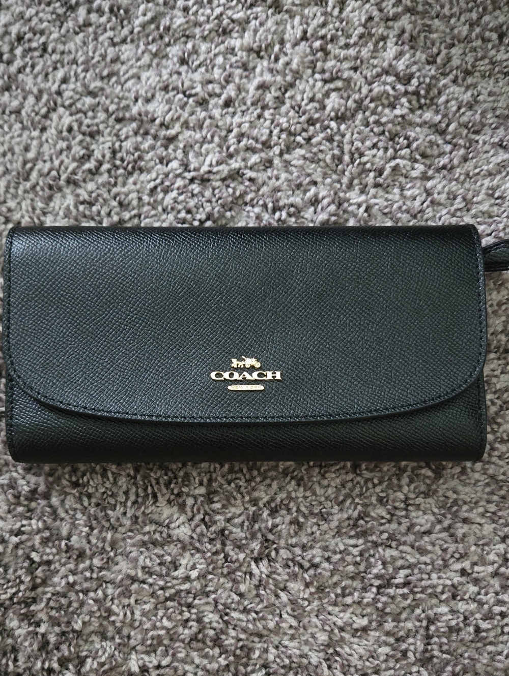 Coach Black Wallet NWOT